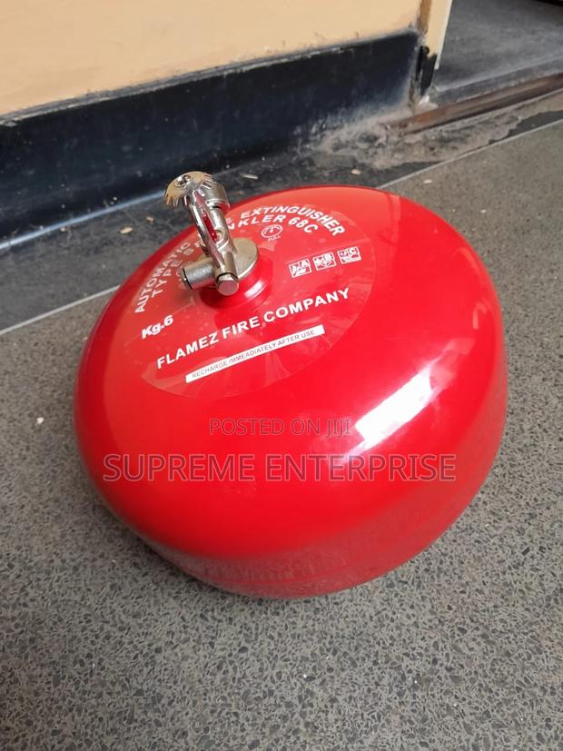 6kg Flamez Automatic Fire Extinguisher Dry Chemical Powder(Dcp)