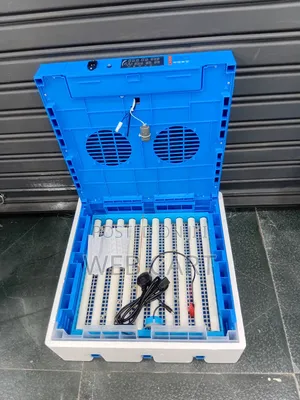 64 Egg Capacity Smart Incubator With Dual Power and Led Control Panel