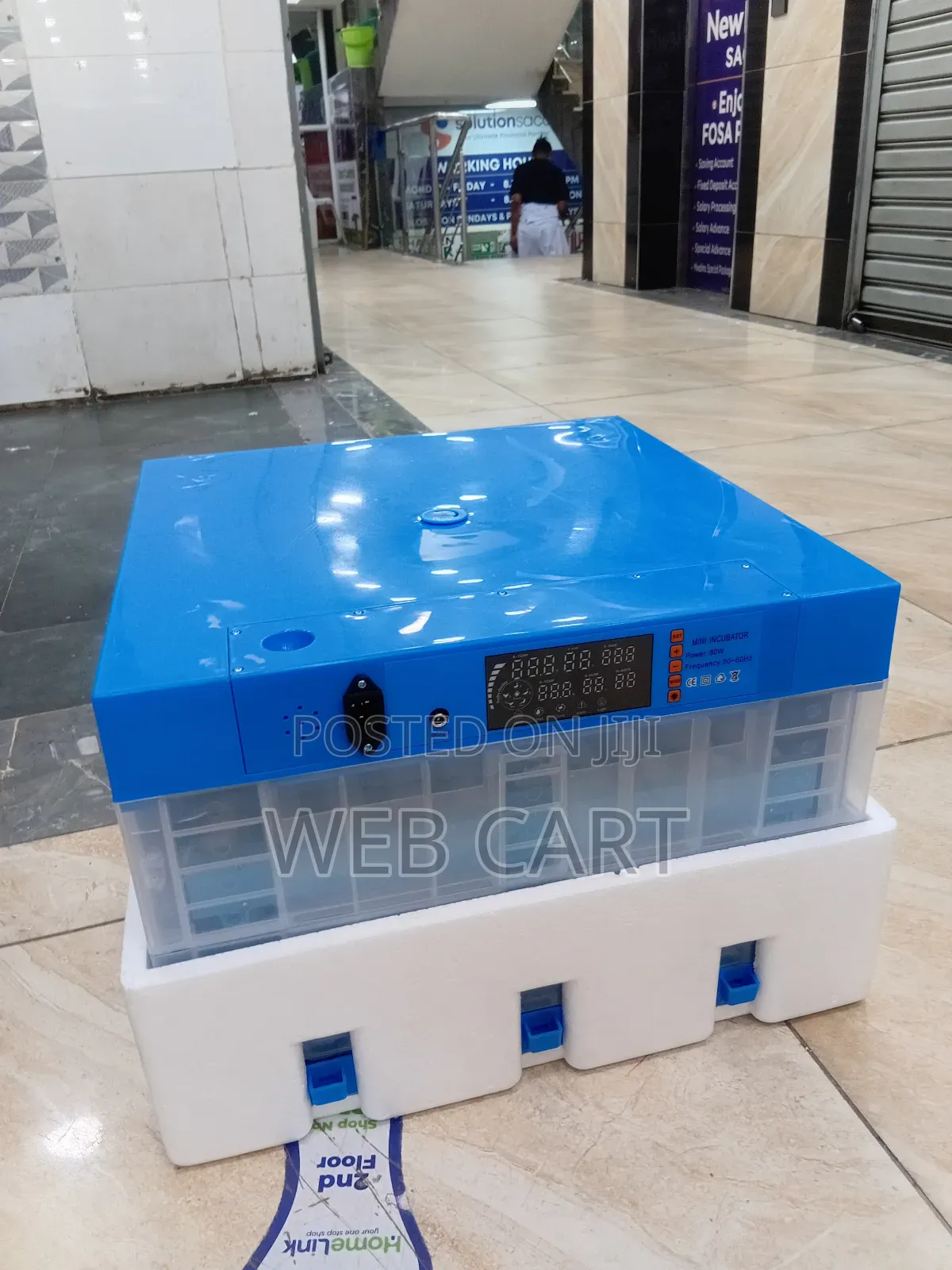 128 Egg Capacity Digital Incubator With Auto Turning (Ac/Dc)