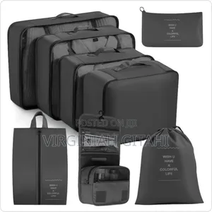 *8pcs Luggage Travel Organizers for Suitcase With Toiletry Case*