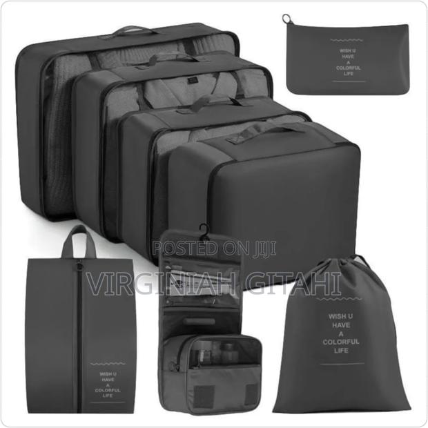 *8pcs Luggage Travel Organizers for Suitcase With Toiletry Case*