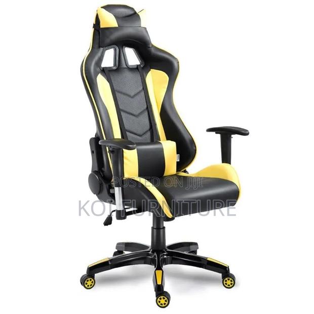 Office Chairs; Adjustable Fabric~ Leather Studio Gamers Creators Seat - thumbnail 3