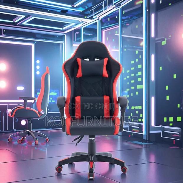 Office Chairs; Adjustable Fabric~ Leather Studio Gamers Creators Seat - thumbnail 12