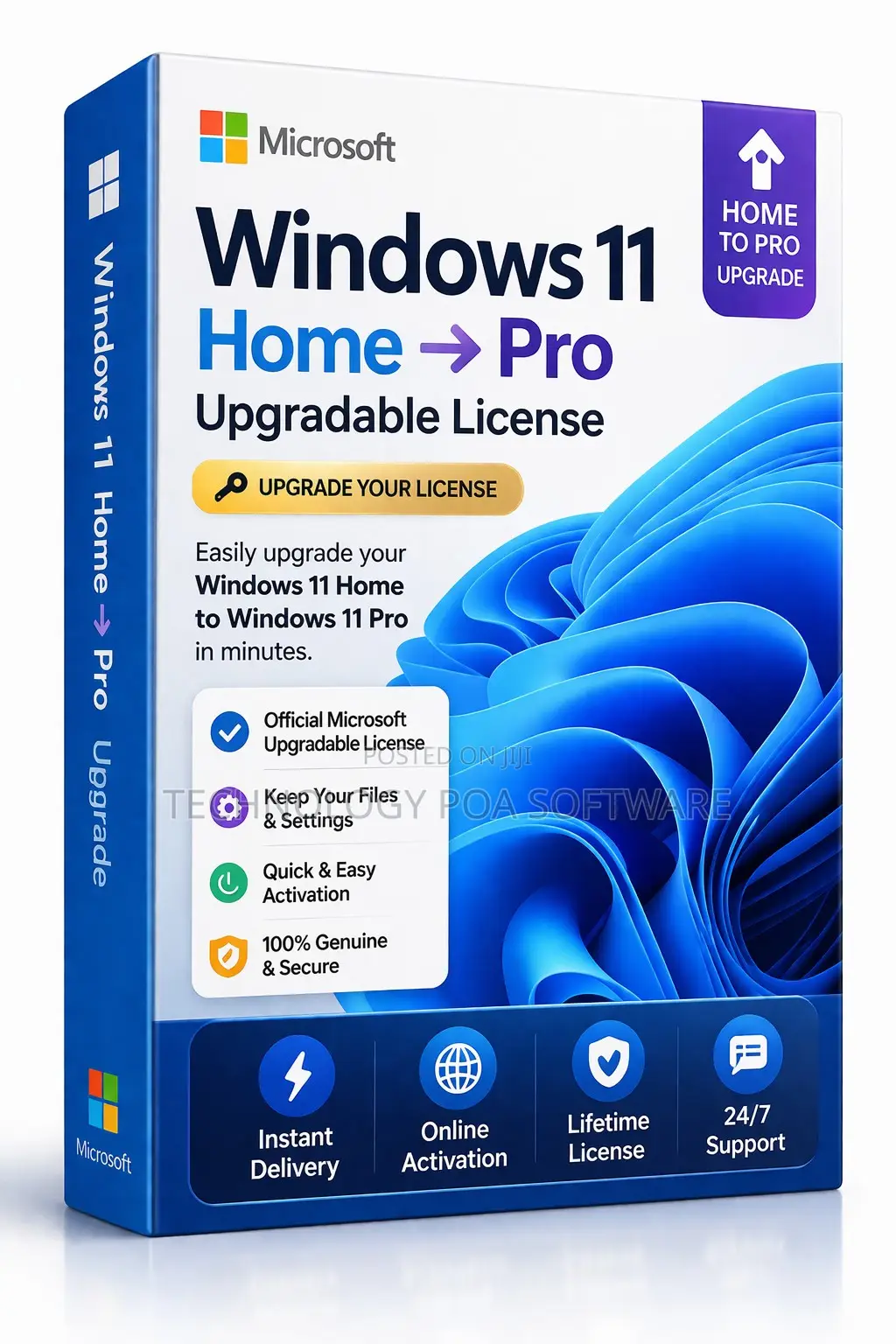 Windows 11 Home to Pro Upgradable License