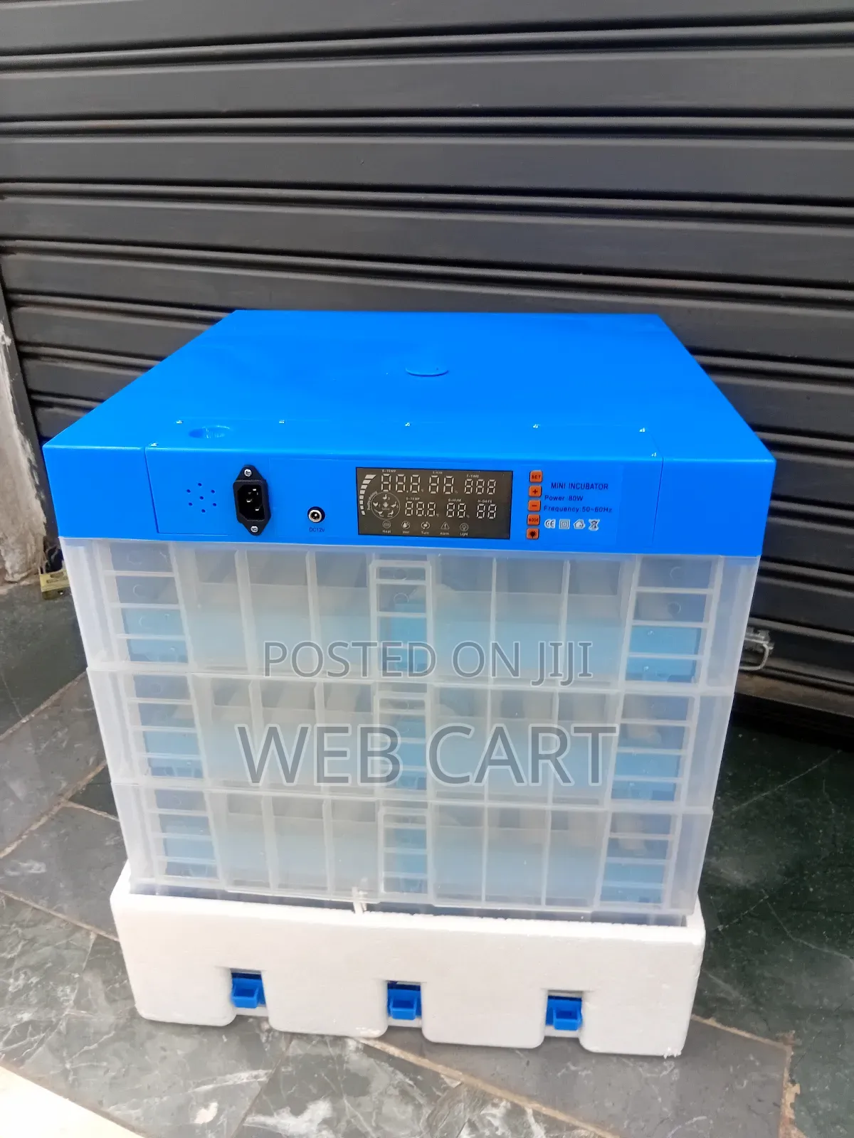 256 Eggs Automatic Ac/Dc Incubator