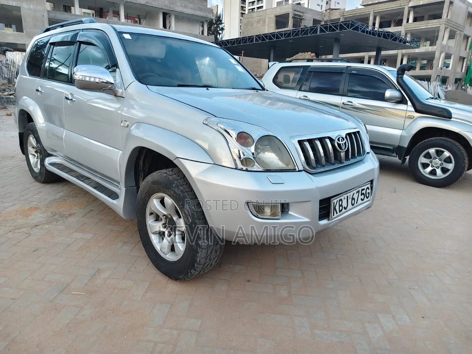 Toyota Land Cruiser Prado 2002 Silver