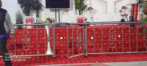 Bold Ruby Dotted Carpet for Statement Flooring