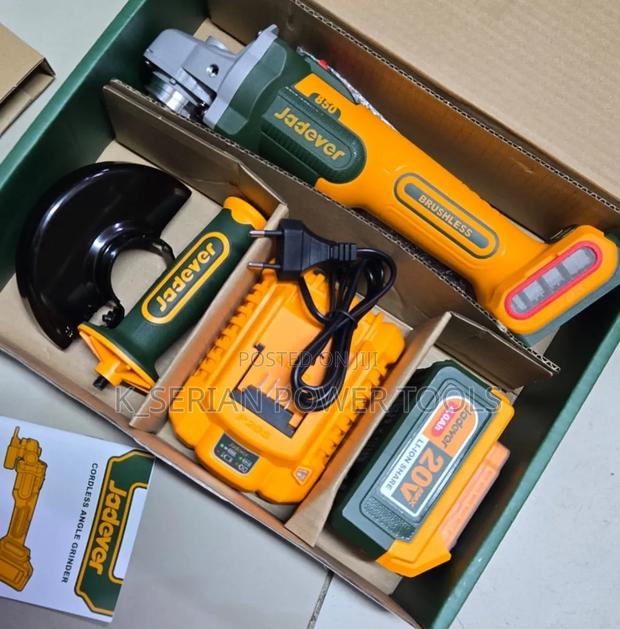 Jadever 4 Inch Rechargeable Grinder/Cordless Angle Grinder