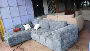 6 Seater Modern Plush Corner Lounge