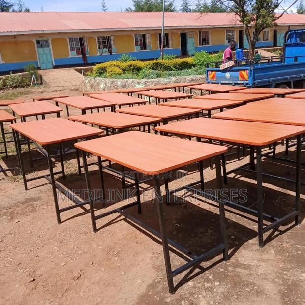Wooden Metallic School Kids Study Tables - main view