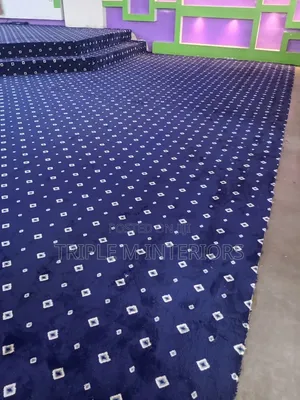 Refined Sapphire Navy Carpet for Premium Comfort