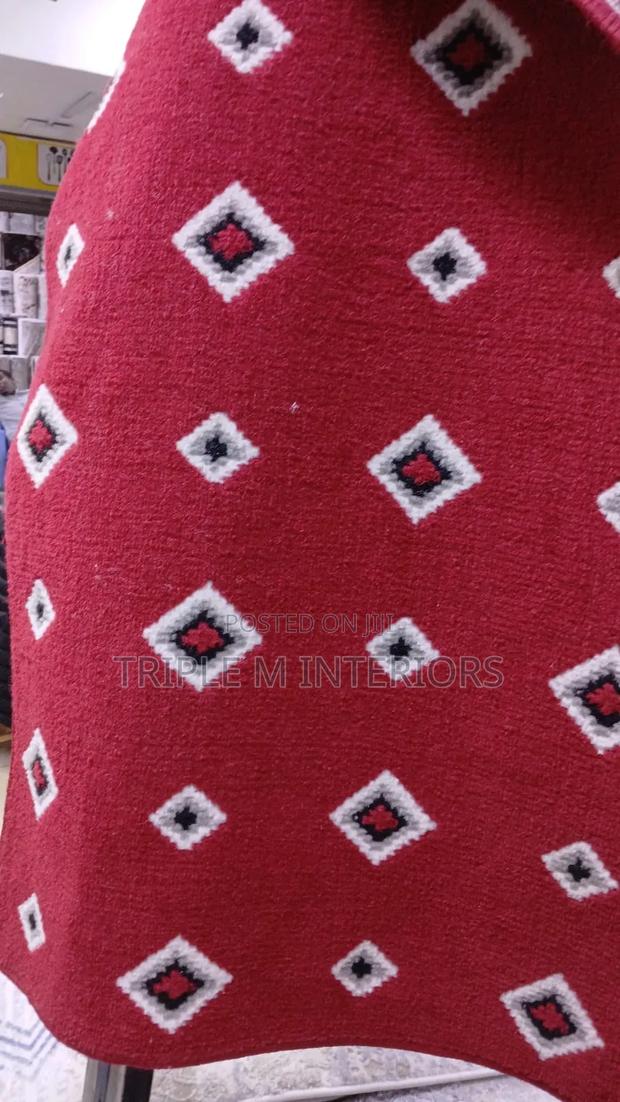 Bold Beautiful Red Dotted Carpet for Stylish Interiors