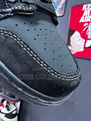 Nike Jordan 1 Low Travis Scott Cactus Jack ‘Black Phantom’ Sneakers