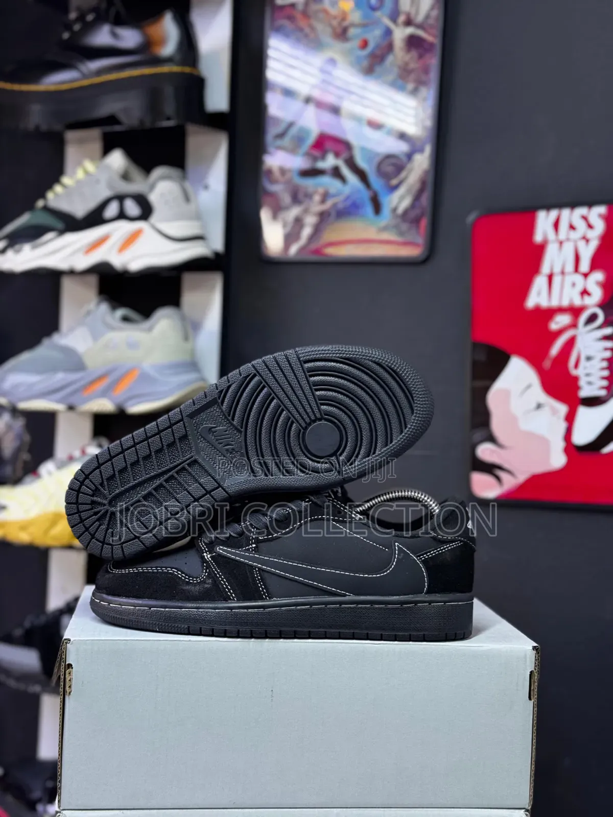 Nike Jordan 1 Low Travis Scott Cactus Jack ‘Black Phantom’ Sneakers