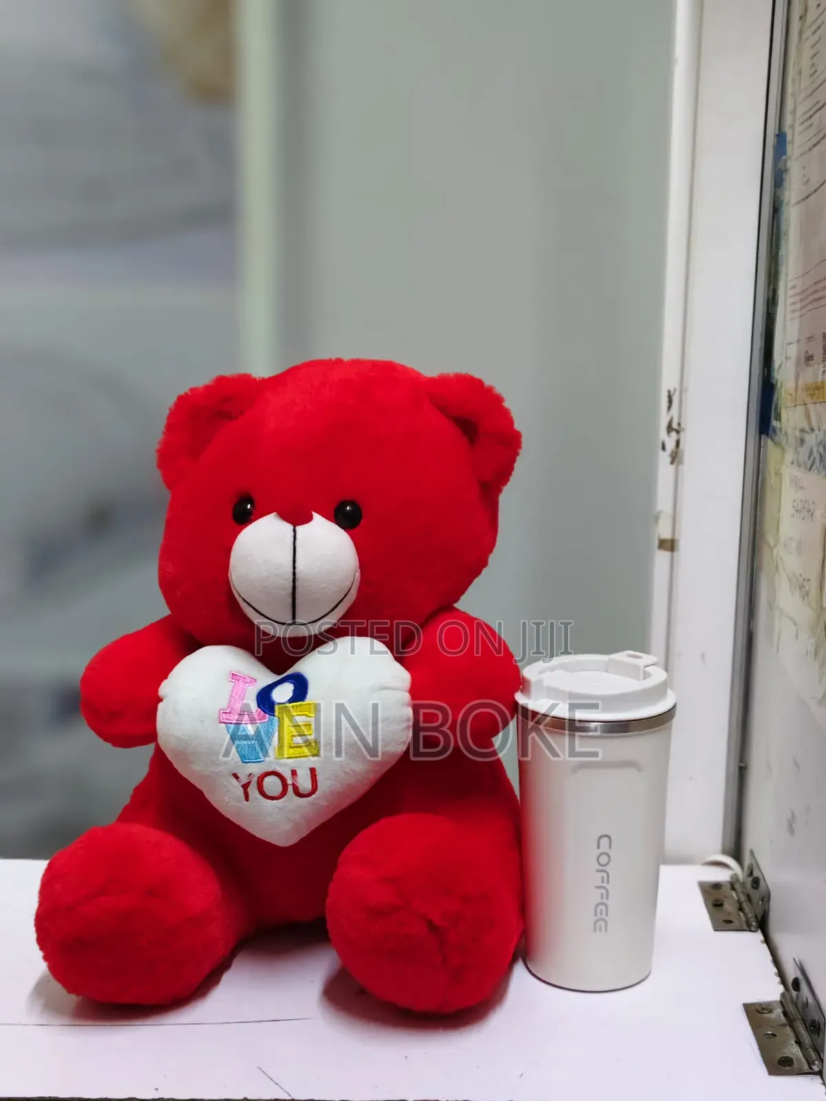 Valentine Gifts Set 
 Teddy Bear 
 Panda Tumbler 
Note Book
