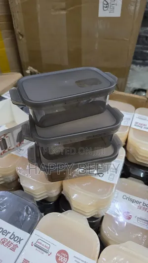 3-Piece Airtight Crisper Container Set(1100ml )