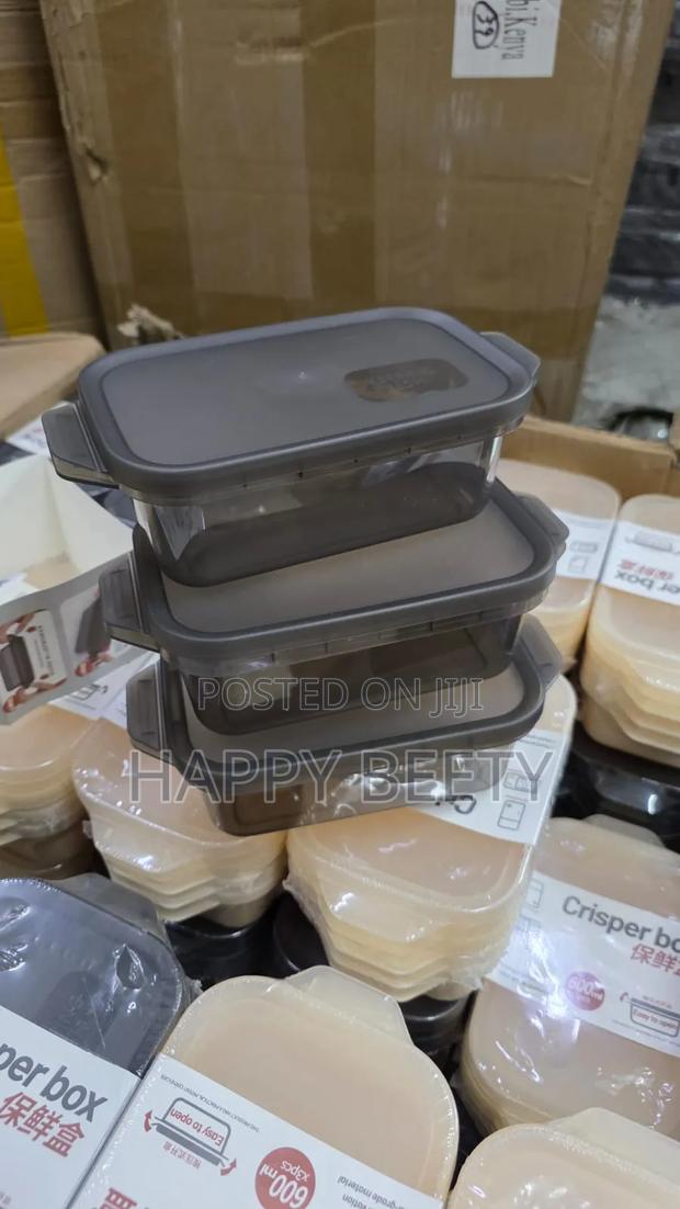 3-Piece Airtight Crisper Container Set(1100ml ) - thumbnail 3