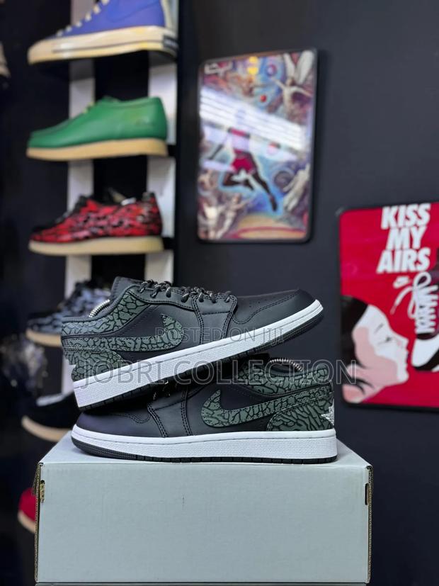 Nike Air Jordan 1 Se ‘Black Elephant’ Sneakers - thumbnail 4