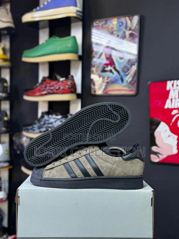 Brown Adidas Superstar Sneakers