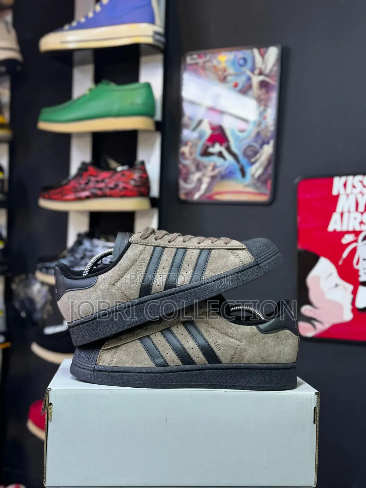 Brown Adidas Superstar Sneakers