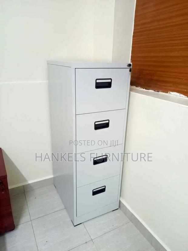 4 Drawer Office Filing Cabinet Lockable Storage - main view