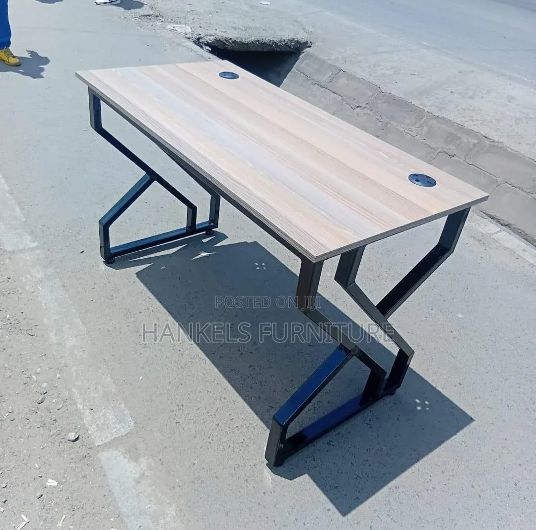 Metallic Study Desk Modern Office Table