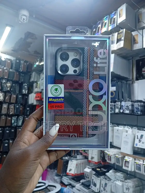 Luxo Life Brand Magsafe- Phone Case Designed for the iPhone 15 Pro,.