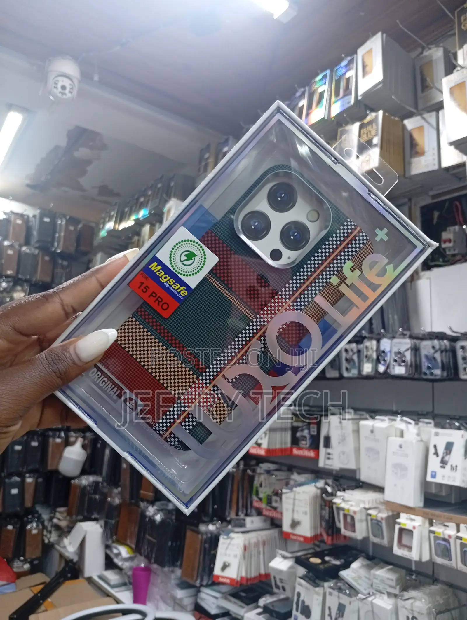 Luxo Life Brand Magsafe- Phone Case Designed for the iPhone 15 Pro,.