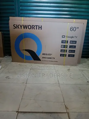 Skyworth 60 Inches Smart Android Qled Google Frameless Tv