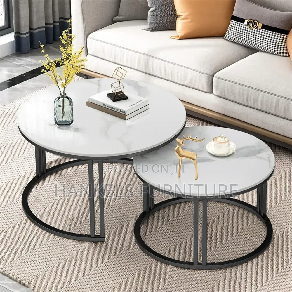 Nesting Stools Elegant Side Table Set