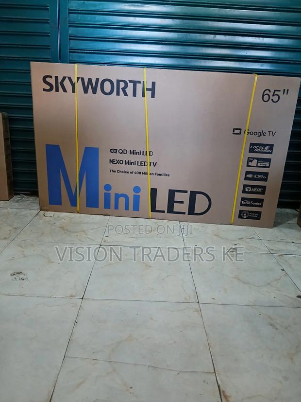 Skyworth 65" Inches Smart Android Qled Mini Led Google Frameless Tv - main view