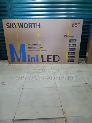 Skyworth 65" Inches Smart Android Qled Mini Led Google Frameless Tv