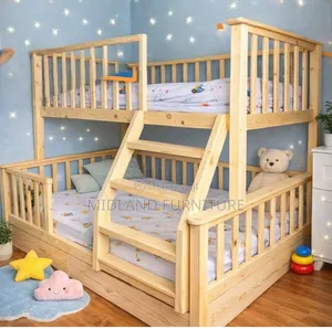 Wooden Bunk Beds/ Double Decker Beds for Kids