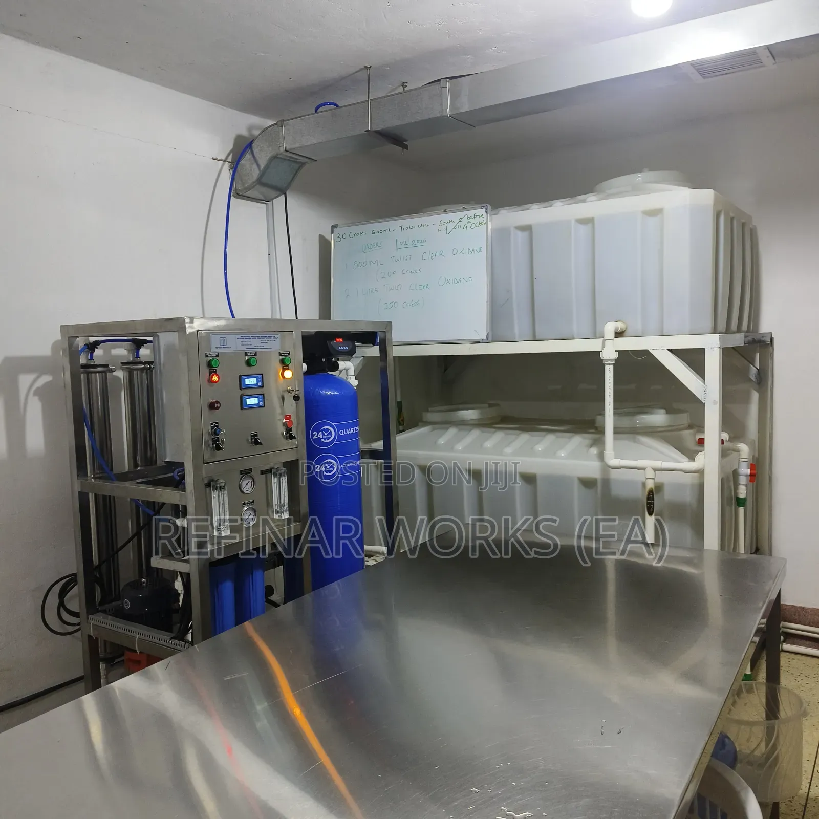 High Capacity Water Treatment Machine 500lph to 10,000lph Kenya