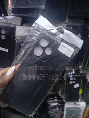 Black Silicone Back Cover Case for the Xiaomi Poco M6 Pro.