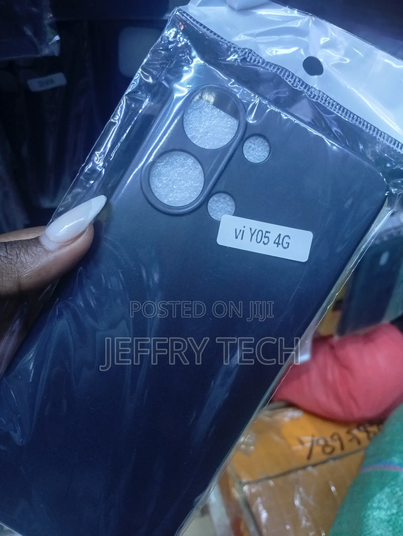 Vivo Y04 4g Back Cover Soft Matte Liquid Silicone Case With Official