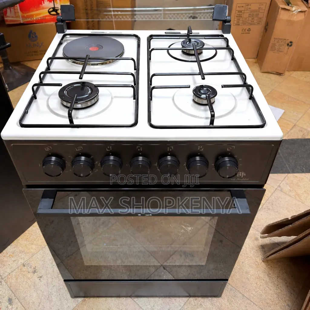 BJS Cooker 60cm by 60cm 3g+1e ,Electric Oven