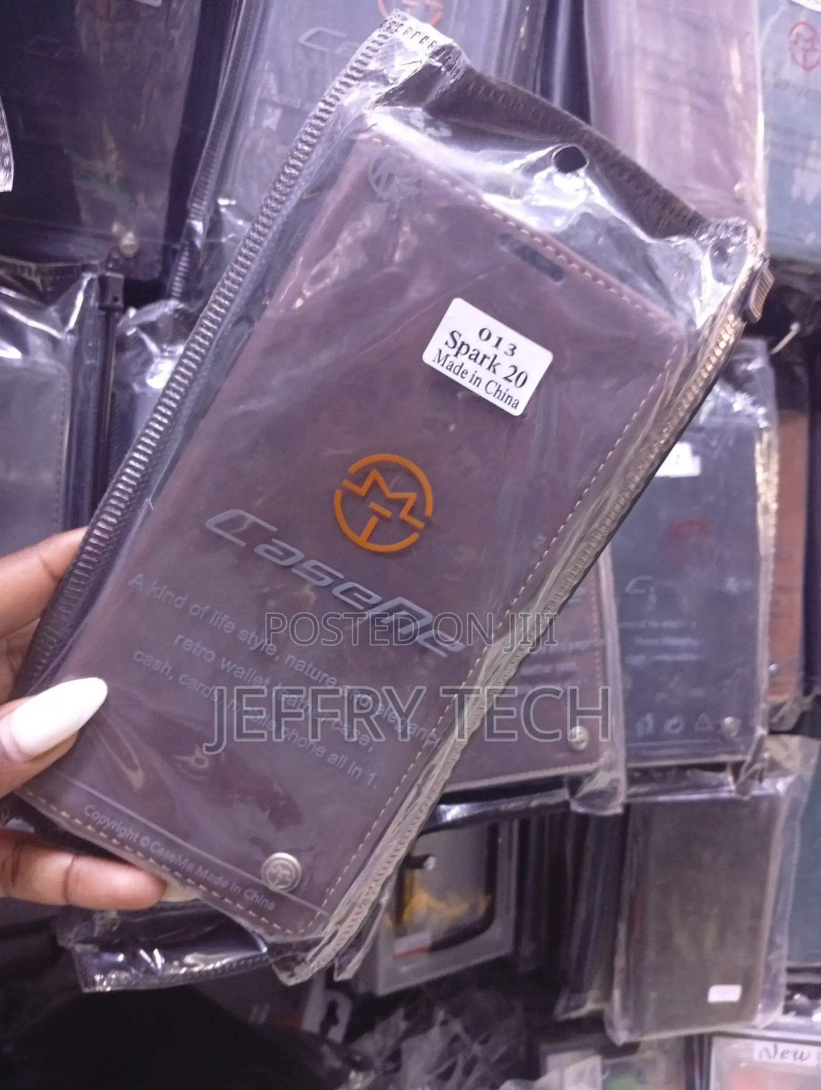 Retro Wallet Leather Case Designed to Fit the Infinix Spark 20