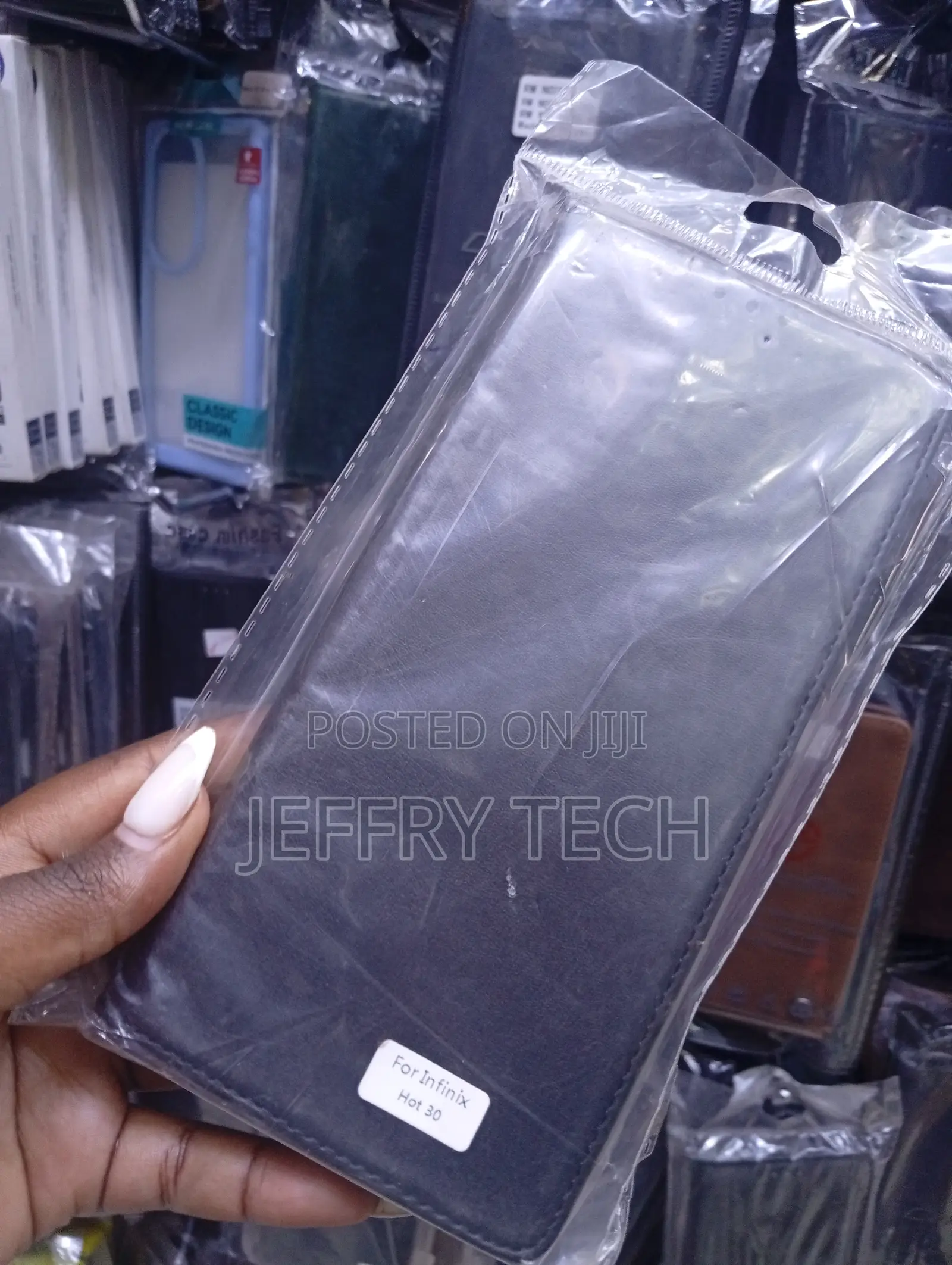 Pu Leather Wallet Flip Case Designed for the Infinix Hot 30 Smartphone