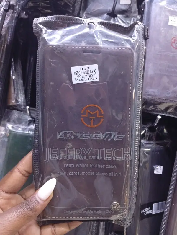 Leather Wallet Flip Case Designed for Oppo Reno12f (4g/5g) Reno12fs