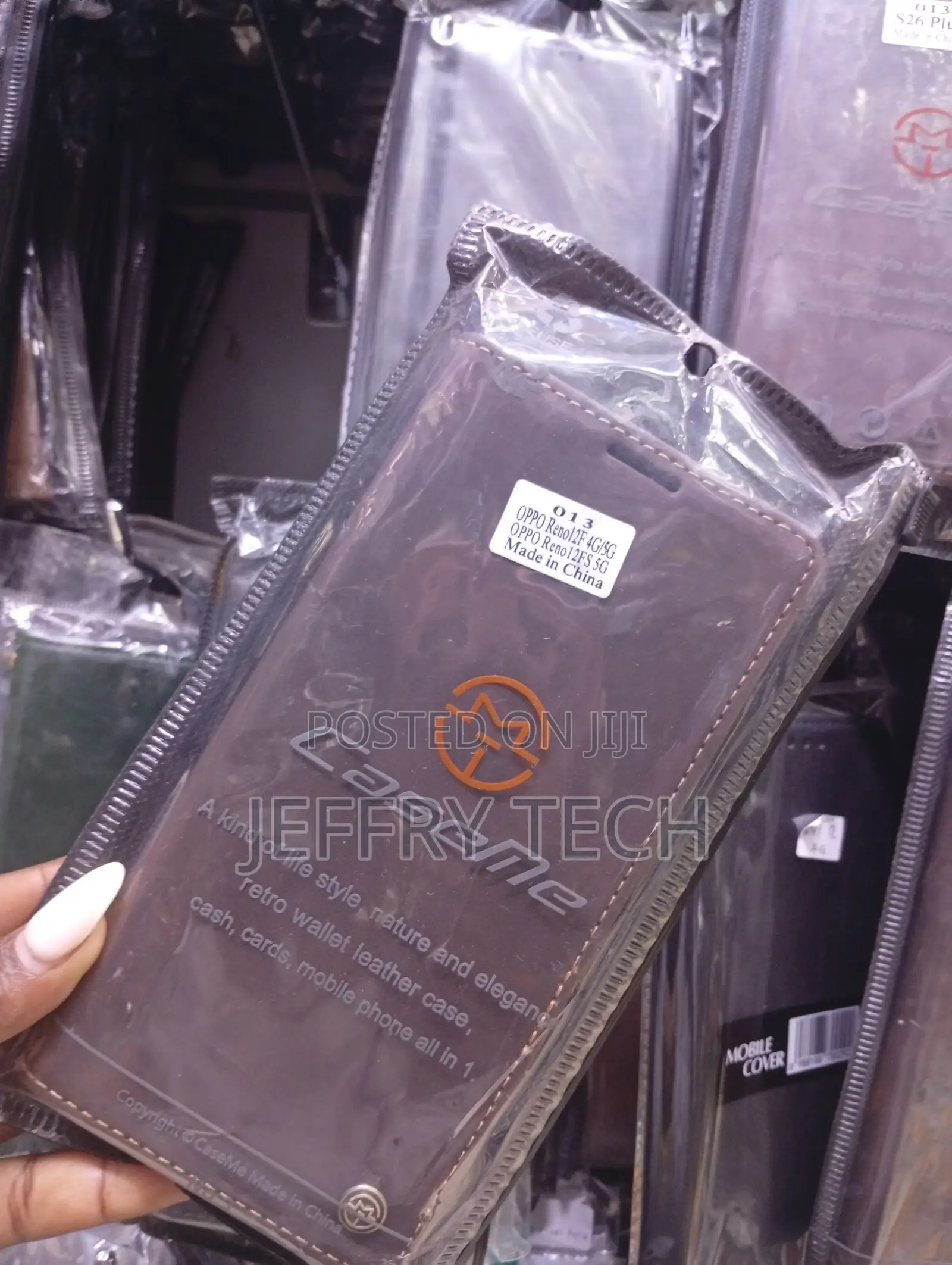Leather Wallet Flip Case Designed for Oppo Reno12f (4g/5g) Reno12fs