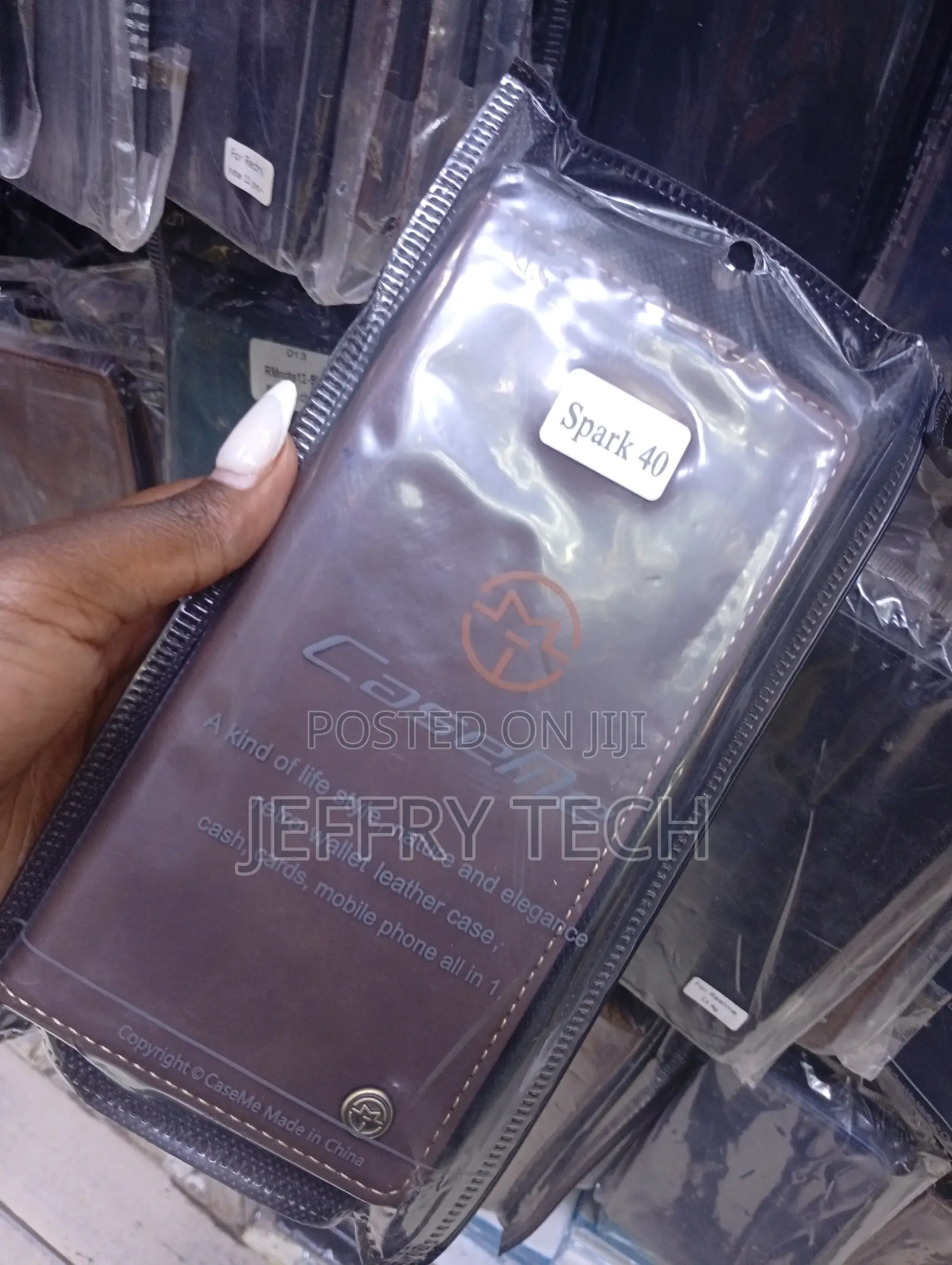 Wallet Leather Case Designed for the Tecno Spark 40