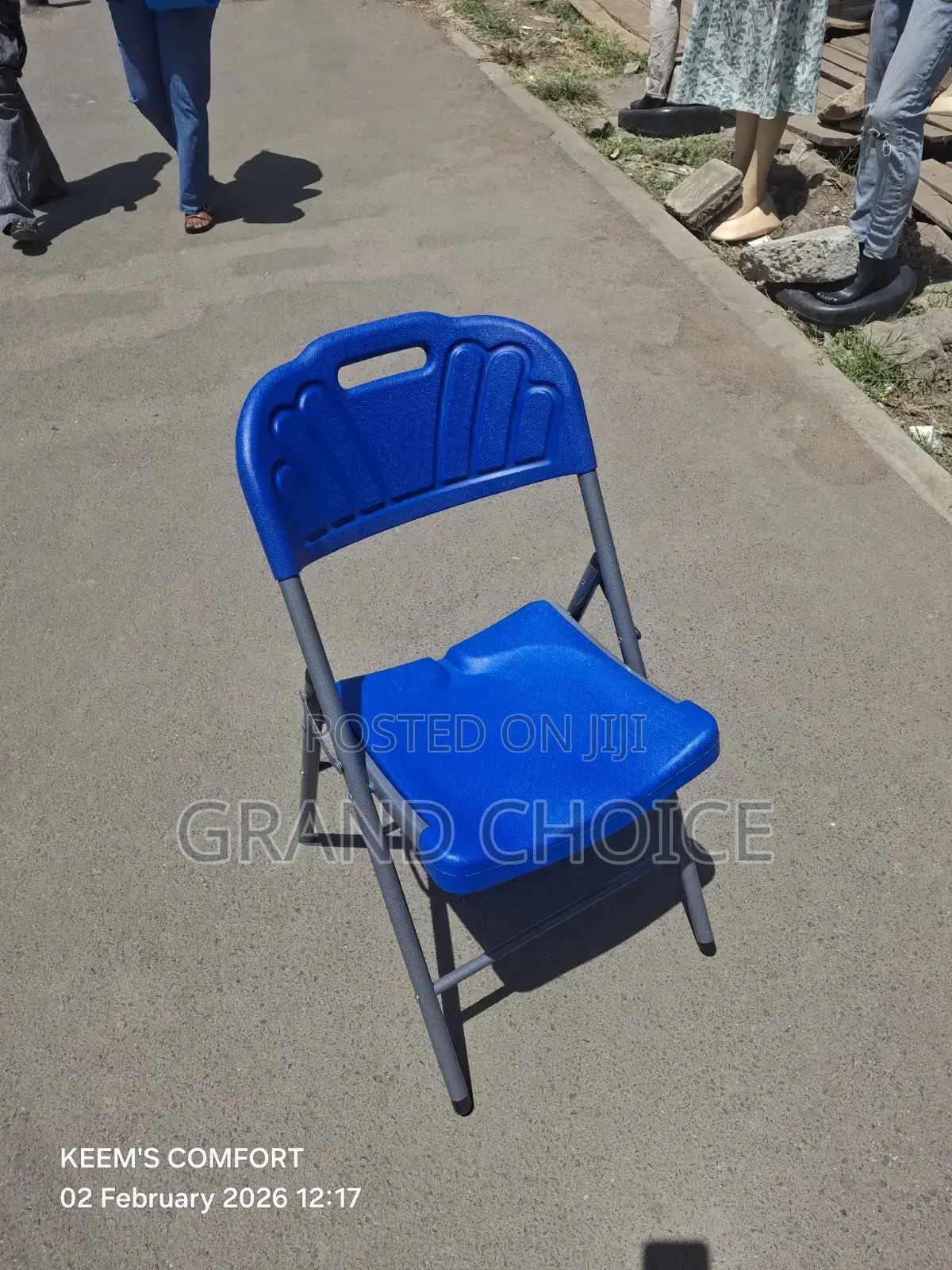 Blue Foldable Chair
