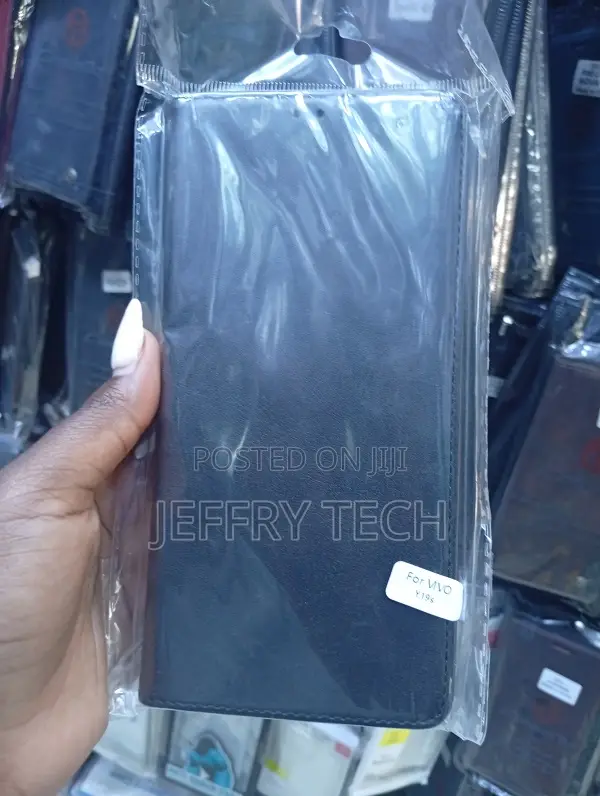 Pu Leather Flip Wallet Case Designed for the Vivo Y19s Smartphone.