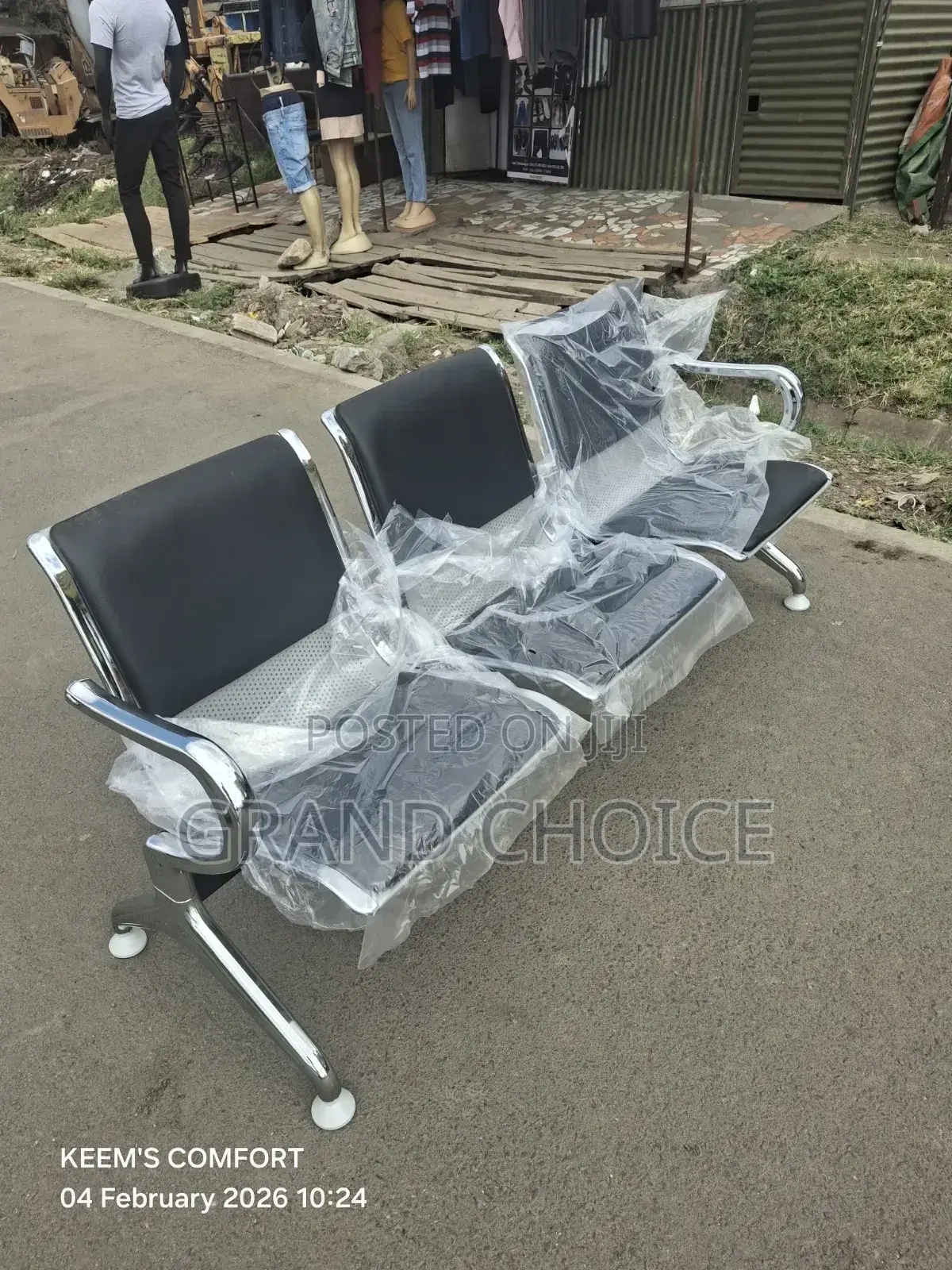 3 Seater Modern Waiting Chair