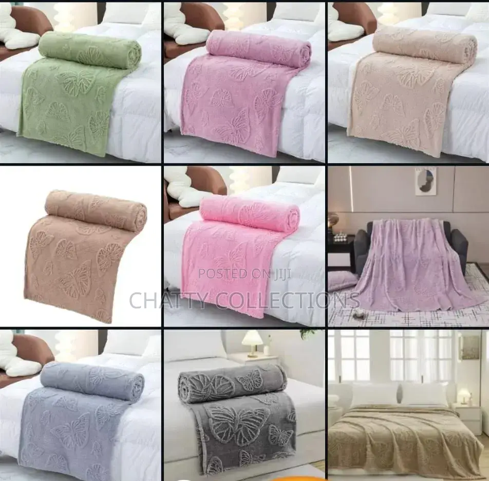 6 by 6 Butterfly  Fleece Blanket , Throw Blankets