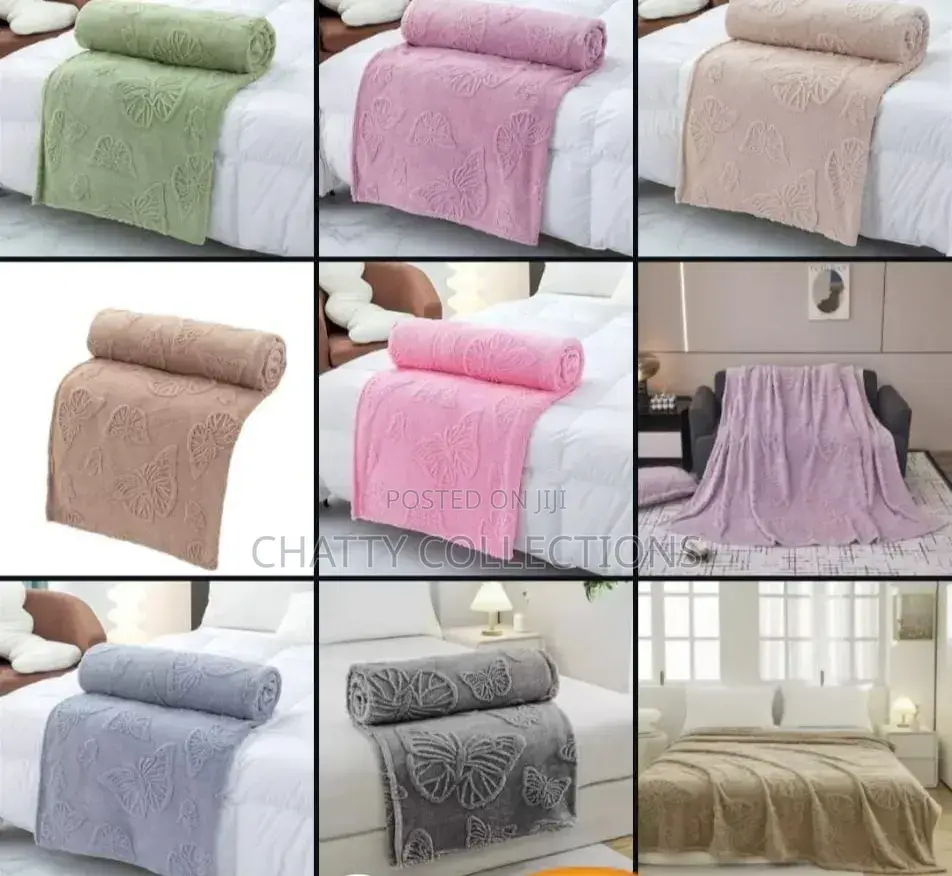 6 by 6 Butterfly  Fleece Blanket , Throw Blankets