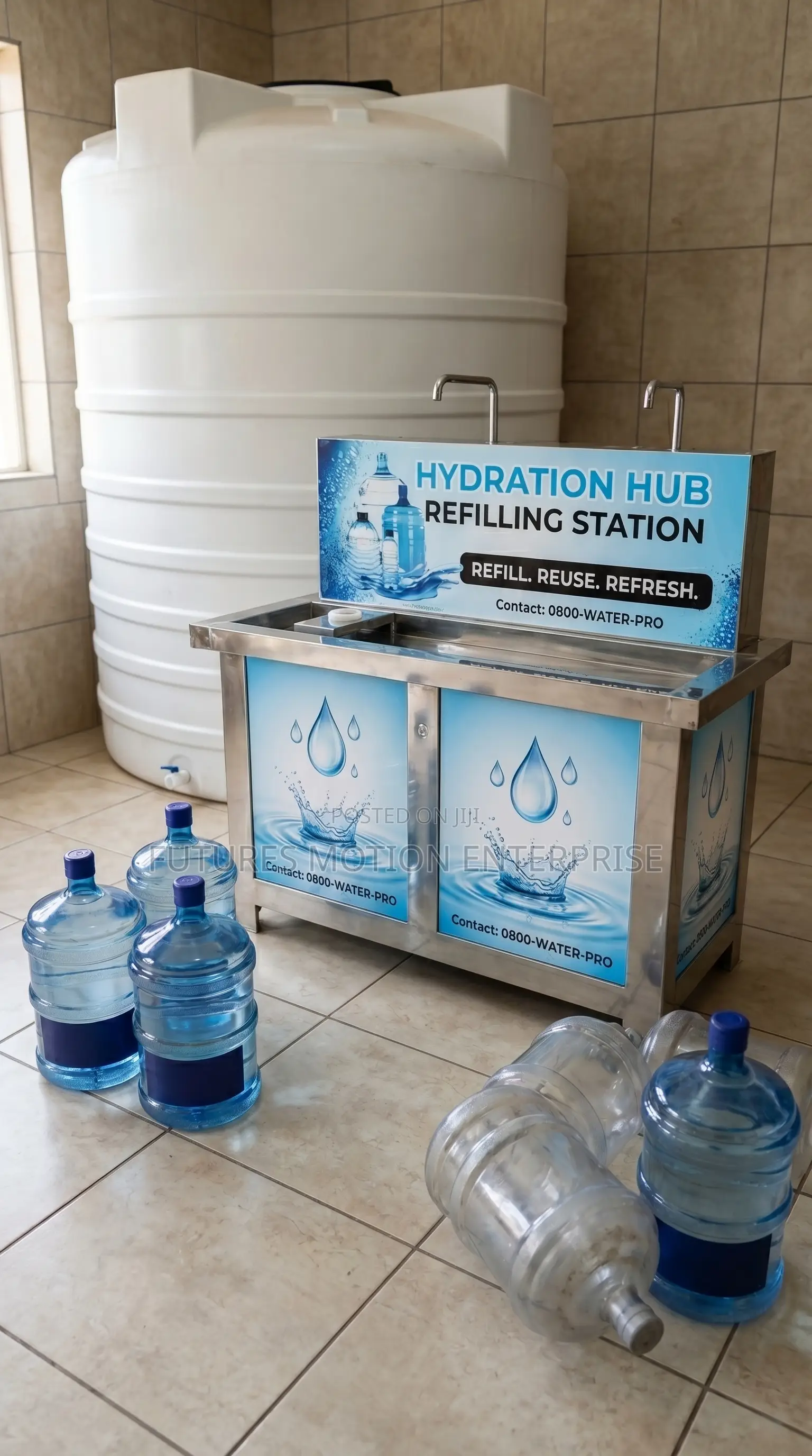 Complete Pure Water Vending Business Machine – Ready to Install