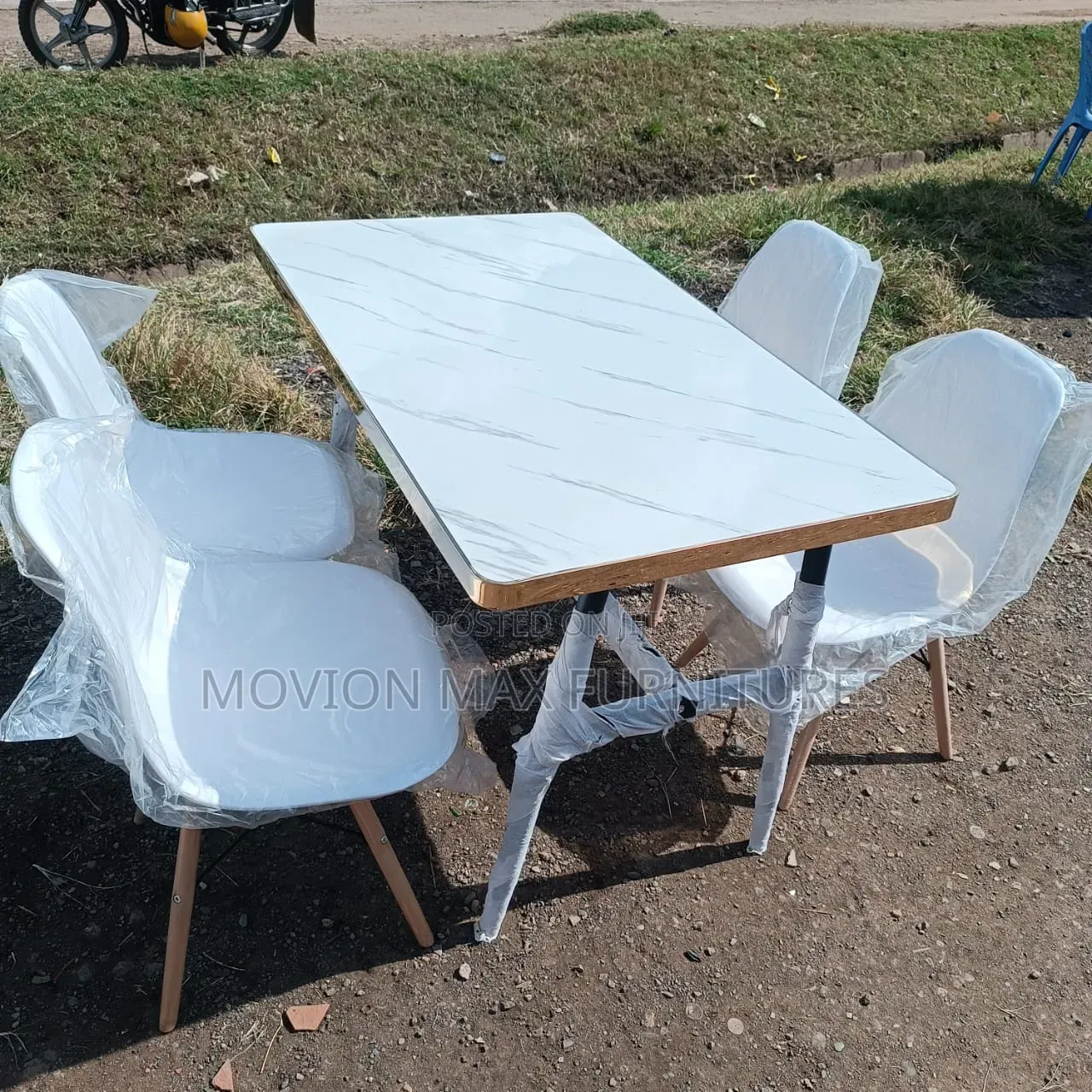 Marble Dinning Table Dinning Set Eames Chairs