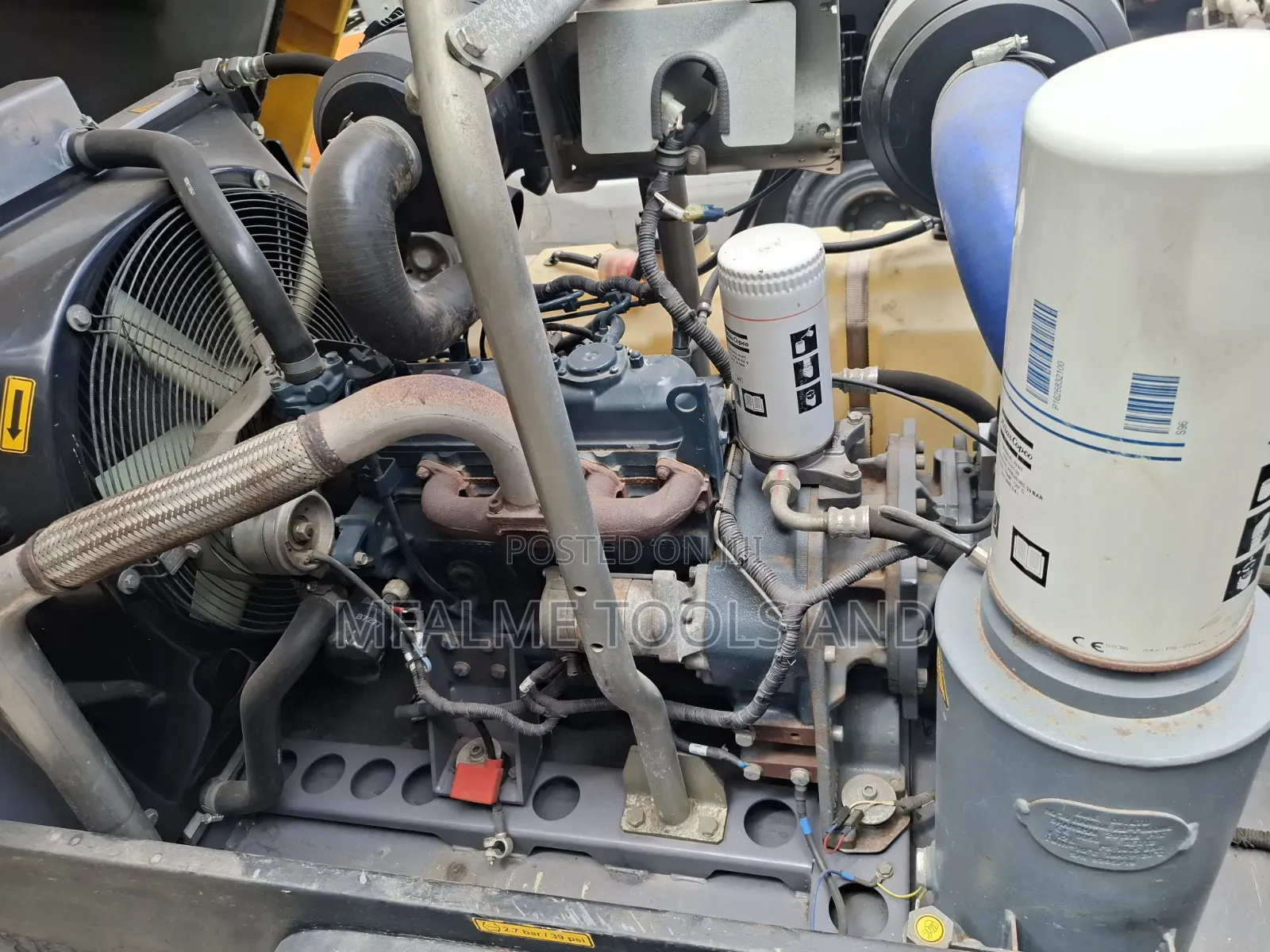 Compressor 2019 Atlas Copco Xas68 4cylider Diesel 135cfm Ex-Uk